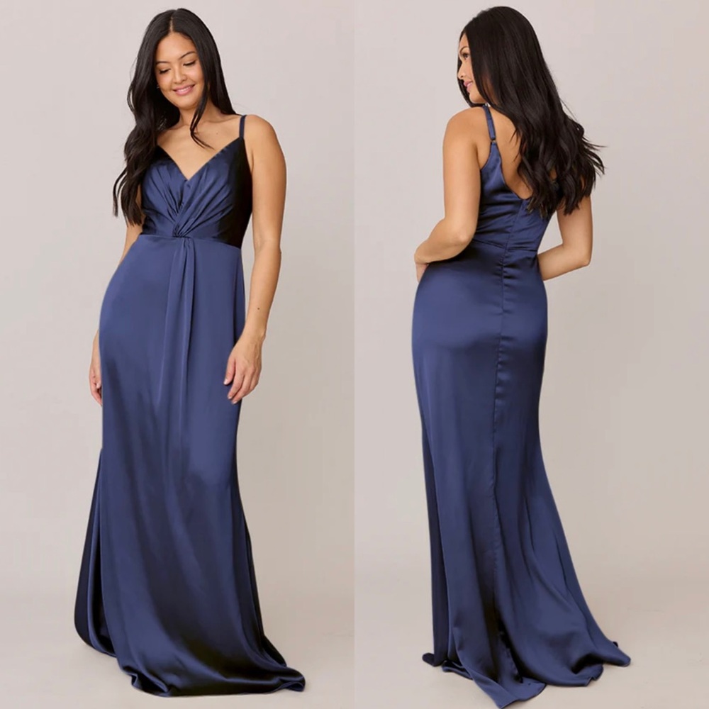 Revelry Giada Satin Bridesmaid Dress